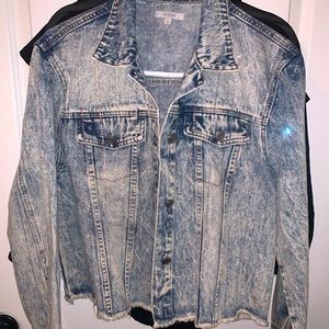NanaMacs boutique rhinestone denim jacket